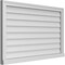 Ekena Millwork Vertical Surface Mount PVC Gable Vent w/ 2"W x 2"H , Brickmould Sill Frame, 42"W x 26"H GVPVE42X2603SN - alternate 4